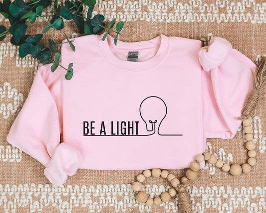 Be a Light, Crewneck Sweatshirt