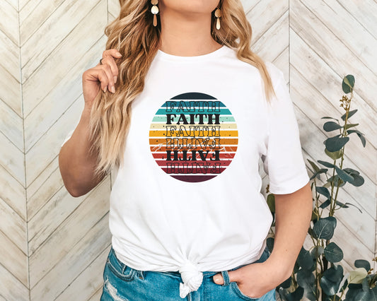 Faith-sunset, Inspirational T-shirt