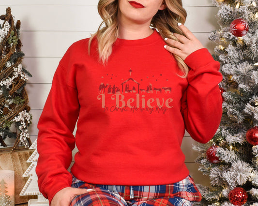 I Believe, Spirit of Christmas Crewneck Sweatshirt