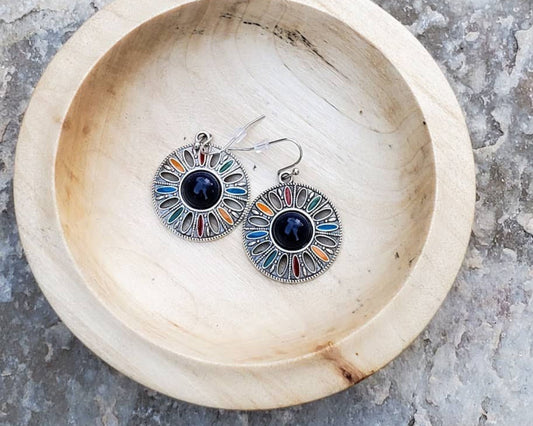 Round Boho Earrings