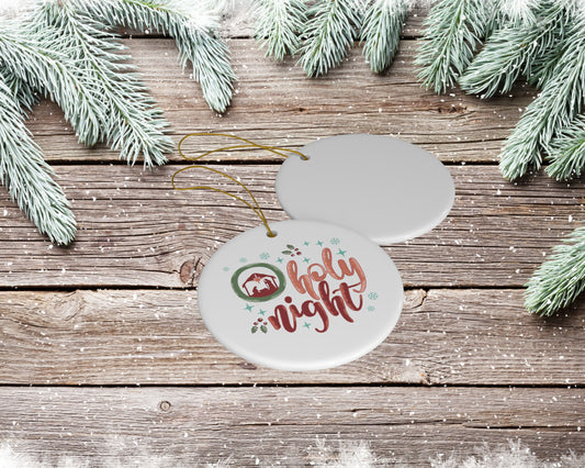 O Holy Night, Ceramic Ornament